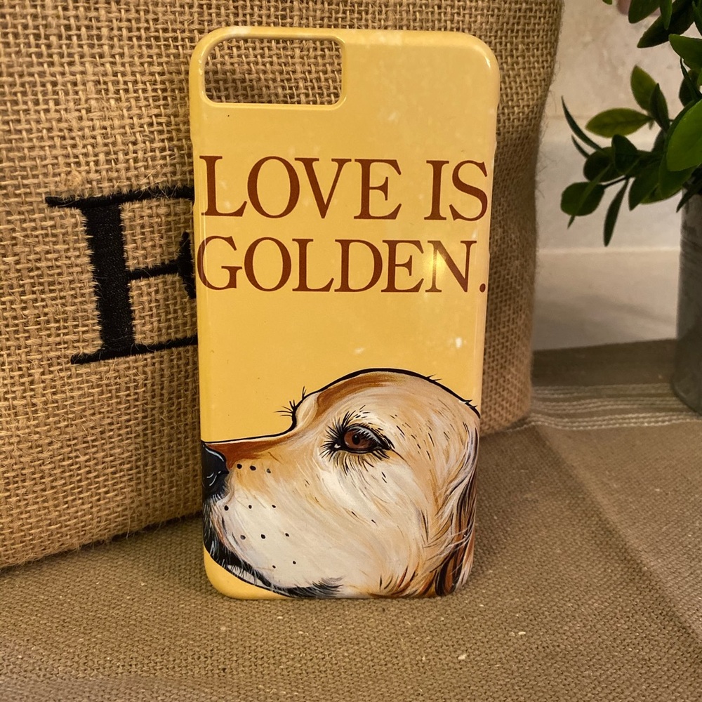 Love Is Golden iPhone Case 6 7 or 8 plus